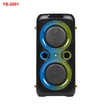 trolley speaker super power fashionable color with Wireless Microphone YB-2601